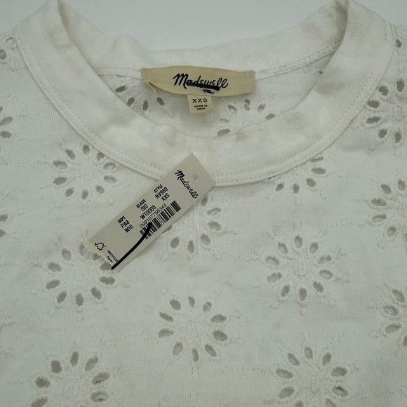 Madewell| Embroidered Wide-Sleeve Boxy Tee - Picture 5 of 5